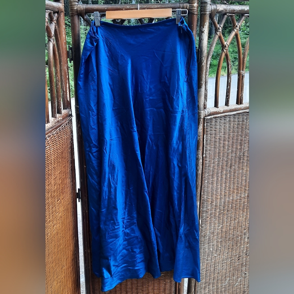 Blue Maxi Skirt